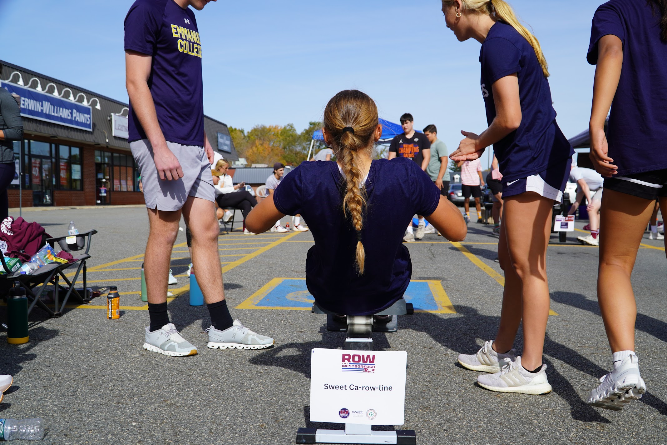 Girls Soccer rowing